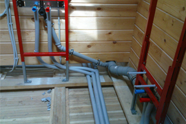 Монтаж системы водоснабжения каркасного дома по Канадской технологии